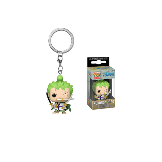 Funko Pop! Schlüsselanhänger von Roronoa Zoro - One Piece