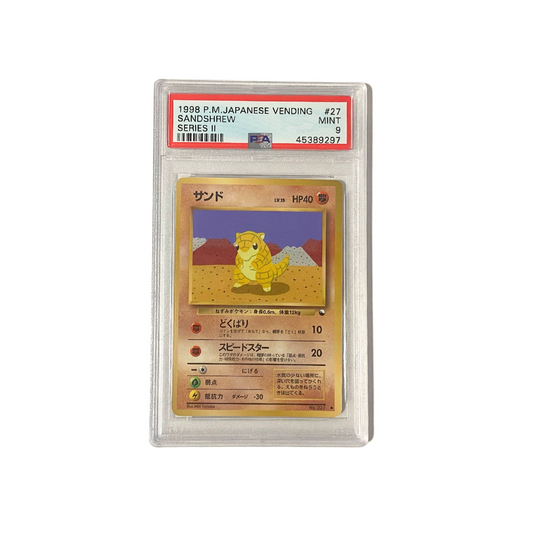 Pokemon Sandshrew Vending Series 1998 PSA9 (JP)