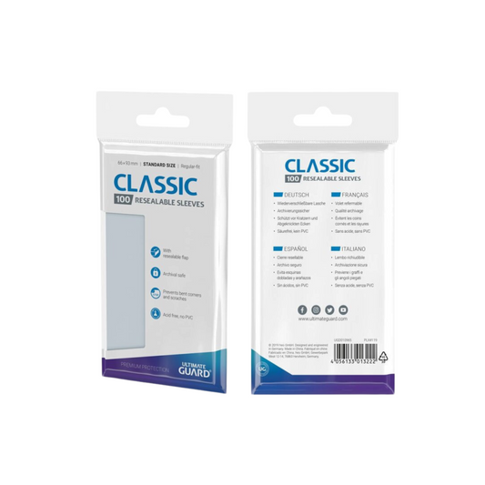 Ultimate Guard - 100 Classic Resealable Sleeves