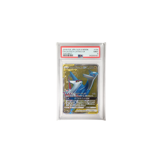 Pokemon Latios & Latias GX Tag Bolt 2018 PSA 9 (JP)