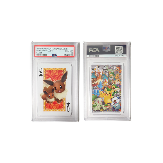 Pokemon Center Nagoya Eevee Queen of Clubs 2015 PSA 10