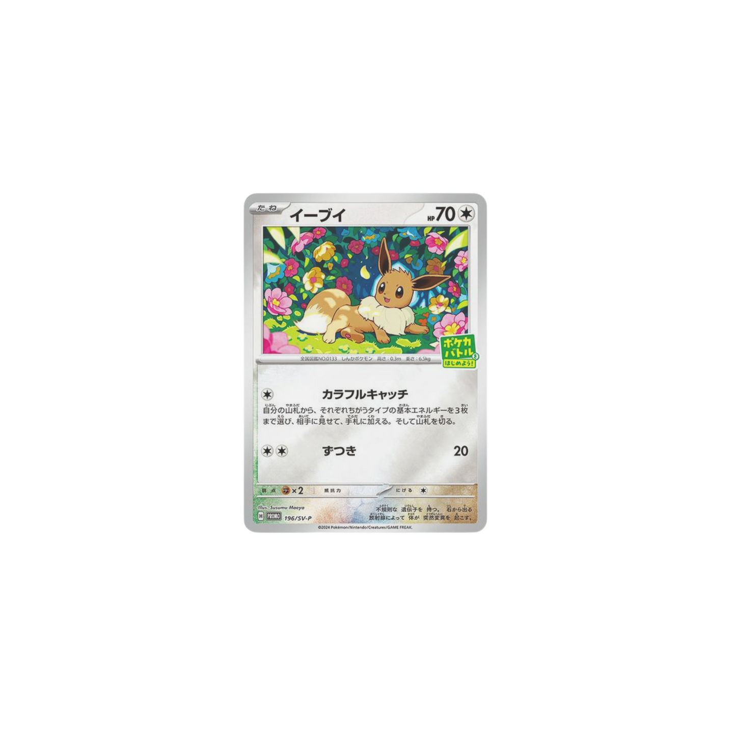 Pokemon Eevee Scarlet & Violet Promo 2024 (JP)